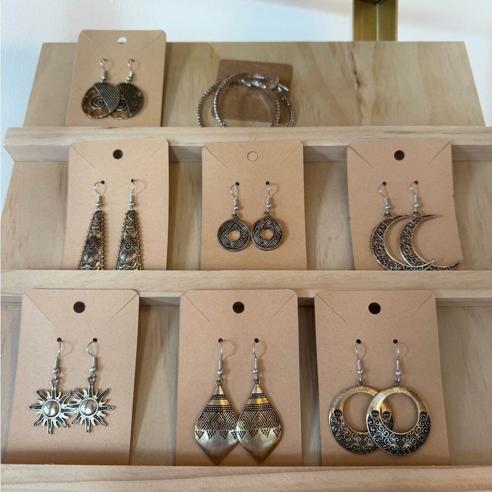 Boho Chic Earring Set - Gold and Silver